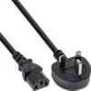 InLine® Netzkabel, Netzstecker England auf Kaltgerätestecker C13, 3m, schwarz InLine® Audio Headset Adapterkabel, 3,5mm Klinke Stecker 4pol. an 2x 3,5mm Klinke Buchse, weiß, 1m