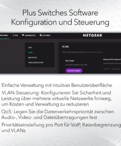 Netgear GS305EP 5-Port Gb Eth PoE+ Smart Mgd Plus Switch – Bild 9