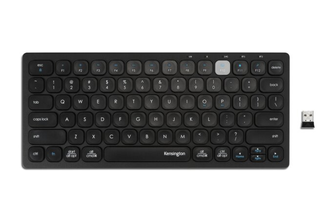 Kensington K75502ES Tastatur Universal RF Wireless + Bluetooth QWERTY Spanisch Schwarz Kensington K75502ES Tastatur Universal RF Wireless + Bluetooth QWERTY Spanisch Schwarz – Bild 3