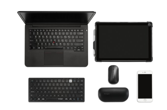 Kensington K75502ES Tastatur Universal RF Wireless + Bluetooth QWERTY Spanisch Schwarz Kensington K75502ES Tastatur Universal RF Wireless + Bluetooth QWERTY Spanisch Schwarz – Bild 2
