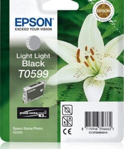 Epson Tintenpatrone T0599 hell hell Schwarz (13ml)