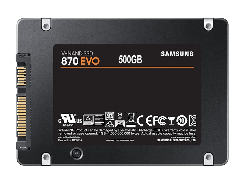Samsung 870 EVO 500 GB 2.5" Serial ATA III V-NAND Samsung 870 EVO 500 GB 2.5" Serial ATA III V-NAND – Bild 5