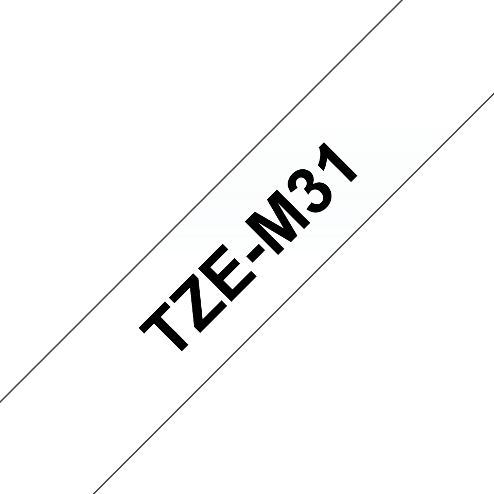 Brother Schriftband TZe-M31 (lam.) Schwarz auf Gold 12mm x 8m Brother Schriftband TZe-M31 (lam.) Schwarz auf Gold 12mm x 8m