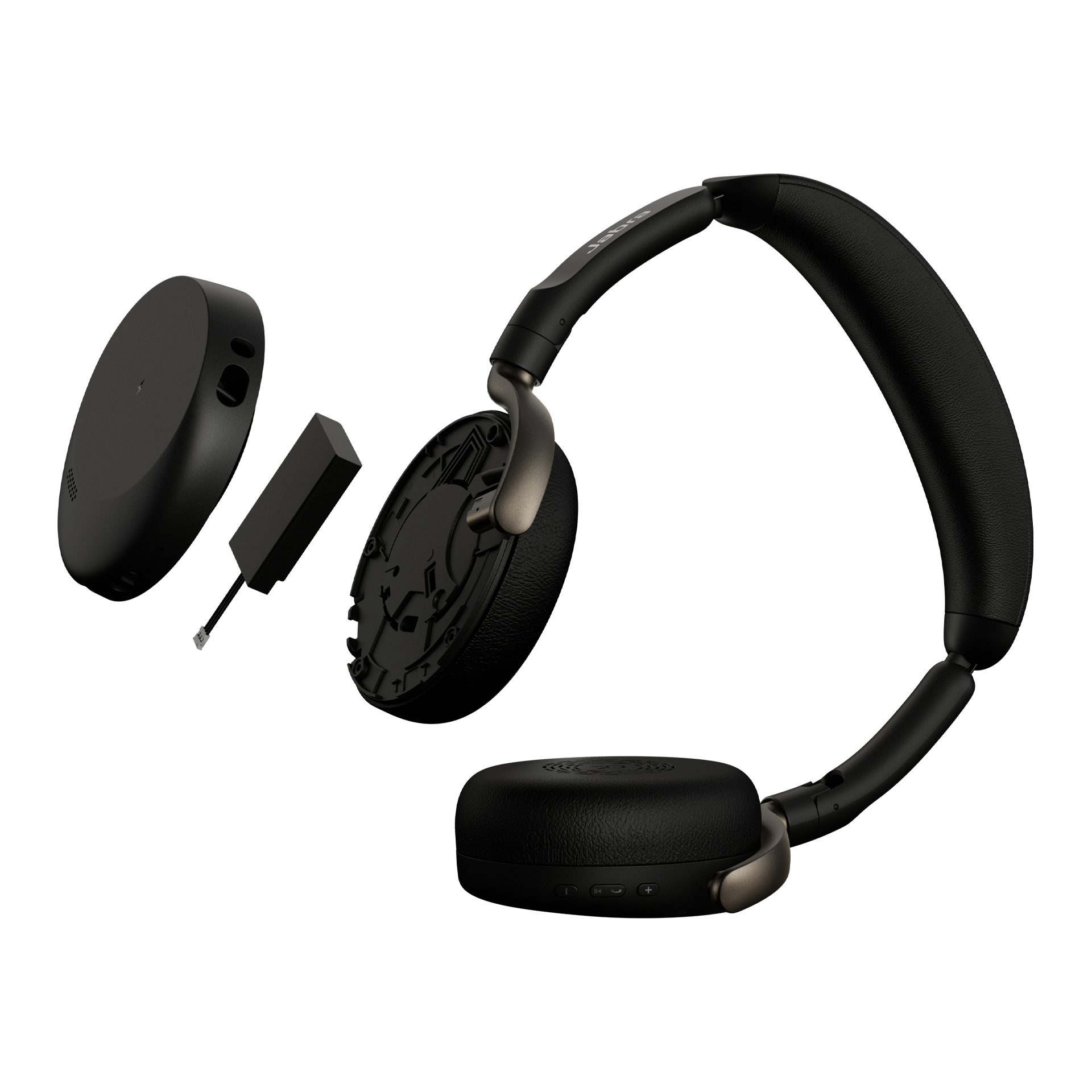 JABRA Evolve3 65 Flex MS, Link390a, Black, WLC Chrg JABRA Evolve3 65 Flex MS, Link390a, Black, WLC Chrg – Bild 8