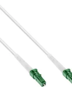 InLine® LWL Simplex Kabel, FTTH, LC/APC 8° zu LC/APC 8°, 9/125µm, OS2, 25m