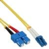 InLine® LWL Duplex Kabel, LC/SC, 9/125µm, OS2, 20m, gelb InLine® Audio Adapter, 2,5mm Klinke Stecker zu 3,5mm Buchse, Stereo