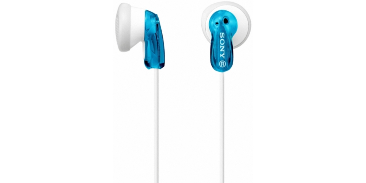 SONY Einstiegs-In-Ohr-Kopfhörer MDR-E9 blau-transparent - best4you