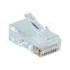 InLine® Modularstecker, 6P6C RJ12 zum Crimpen auf Flachkabel, 100er Pack