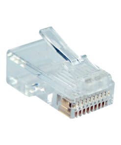InLine® Modularstecker, 10P10C zum Crimpen (Westernstecker) auf Flachkabel, 10er Pack