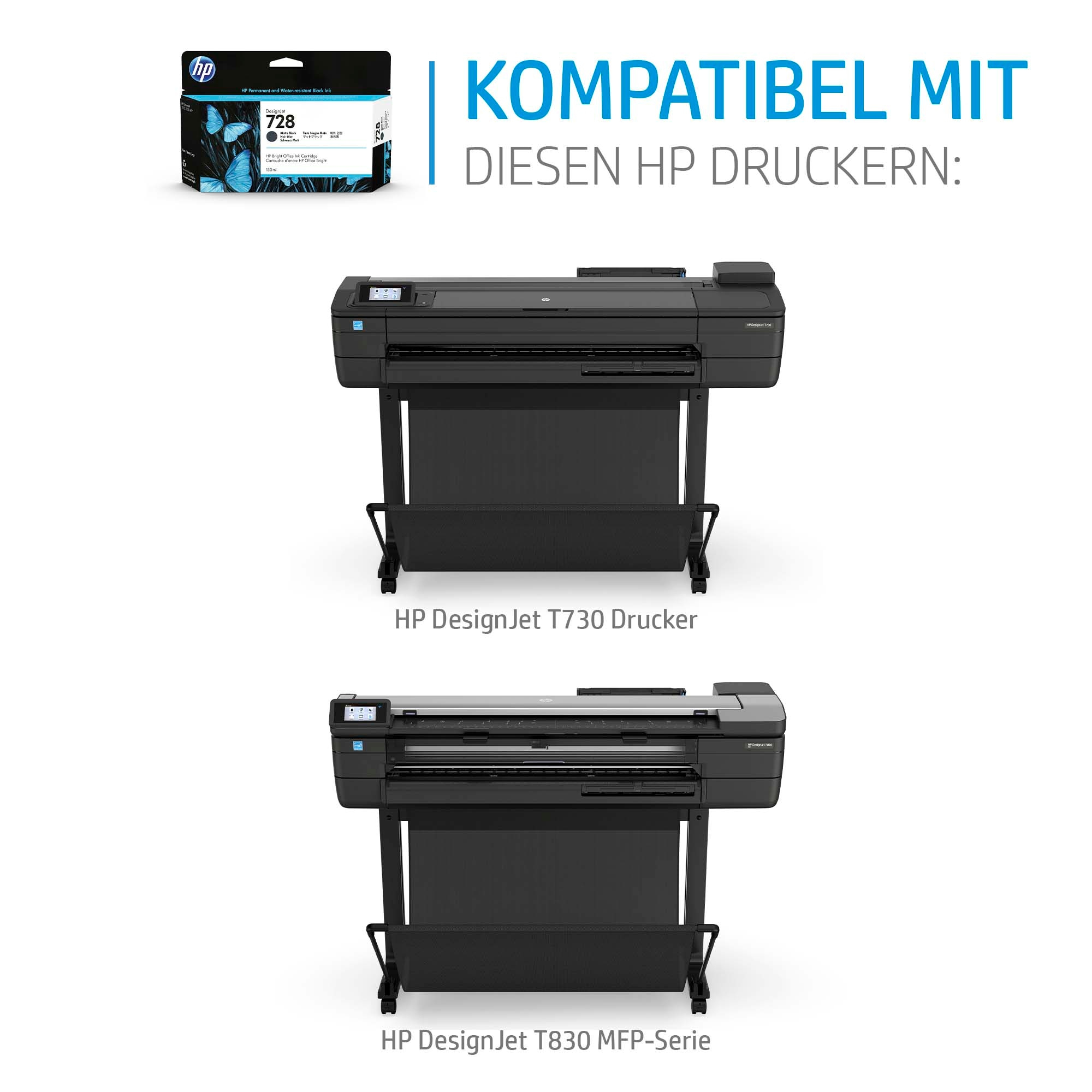 HP 728 Gelb DesignJet Druckerpatrone, 300 ml HP 728 Gelb DesignJet Druckerpatrone, 300 ml – Bild 5