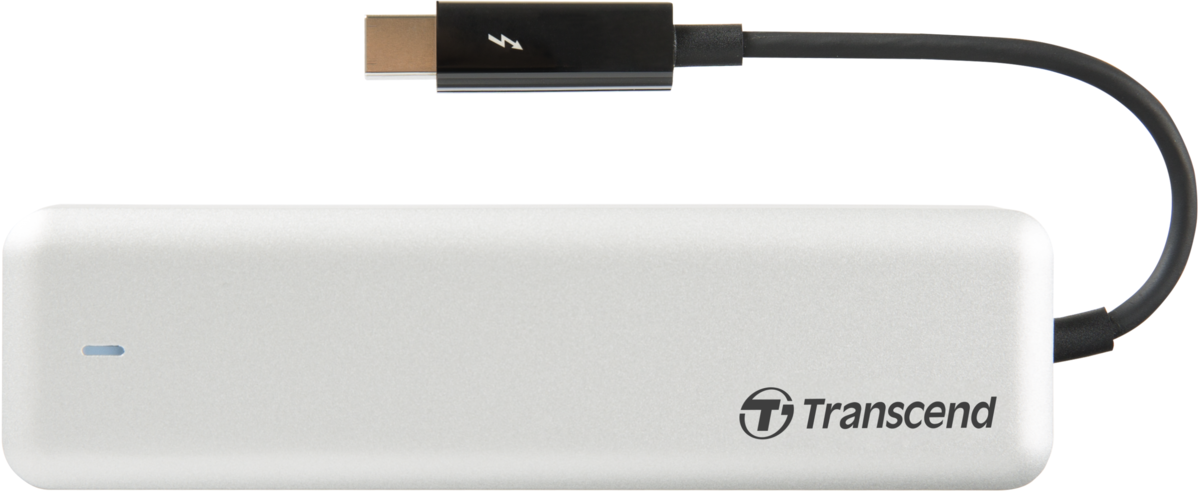 Transcend 480GB, JetDrive 855, Aluminium Thunderbolt Gehäuse Transcend 480GB, JetDrive 855, Aluminium Thunderbolt Gehäuse