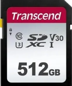 Transcend 512GB 300S Speicherkarte UHS-I U3, Class 10