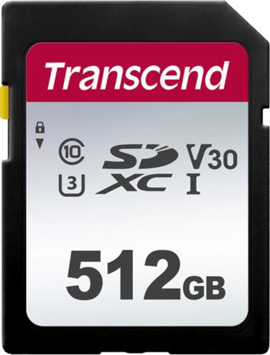 Transcend 512GB 300S Speicherkarte UHS-I U3, Class 10 Transcend 512GB 300S Speicherkarte UHS-I U3, Class 10