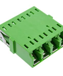 InLine® LWL Kupplung, Quad LC/LC, singlemode, grün, Keramik-Hülse