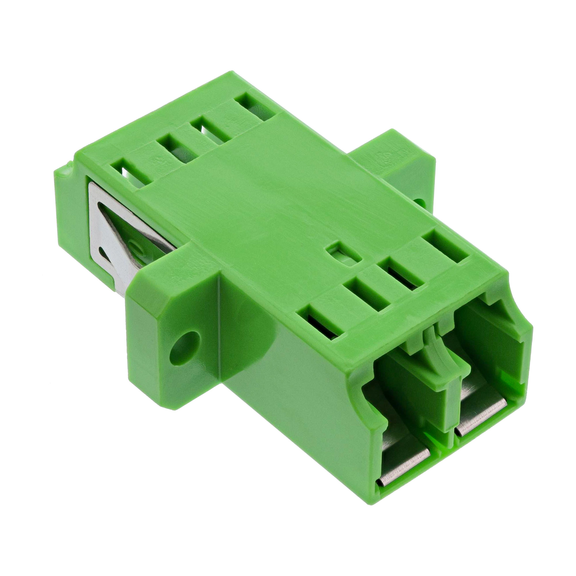 InLine® LWL Kupplung, Duplex LC/LC, singlemode, grün, Keramik-Hülse, zum Einbau InLine® LWL Kupplung, Duplex LC/LC, singlemode, grün, Keramik-Hülse, zum Einbau