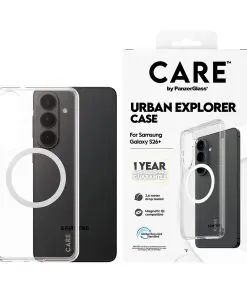 Startseite Alternative view of CARE Urban Explorer Case Clear w. White Qi Samsung Galaxy S26+