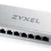ZyXEL GS1200-8V3 8 Port Gigabit web / smart managed Switch Die GS1200-Serie Web Managed Gigabit-Switches bietet eine einfache Steuerung für eine bessere Verwaltung. Im Gegensatz zu anderen fortschrittlichen, aber komplexen verwalteten Switches ist diese Serie für die meisten Nutzer geeignet und bietet eine kostengünstige Lösung mit grundlegenden Funktionen wie VLAN, QoS, IGMP-Snooping, Link-Aggregation und Port-Mirroring. Diese Funktionen können in nur wenigen einfachen Klicks über eine benutzerfreundliche und intuitive Web-Oberfläche (Web GUI) konfiguriert werden.Es gibt fünf Modelle der GS1200-Serie:Nicht-PoE-Modelle (GS1200-5v3/8v3), um Geräte wie PCs, NAS und Druckserver anzuschließen.PoE-fähige Modelle (GS1200-5HPv3/8HPv3), um IP-Kameras, wandmontierte Access Points und PoE-kompatible Geräte mit Strom zu versorgen.Modelle mit Glasfaser-Uplink (GS1200-10v3), die eine einfache Bereitstellung in Fluren ermöglichen, um Netzwerkgeräte auf derselben Etage zu verbinden und diese mit dem Kernnetzwerk zu verknüpfen.