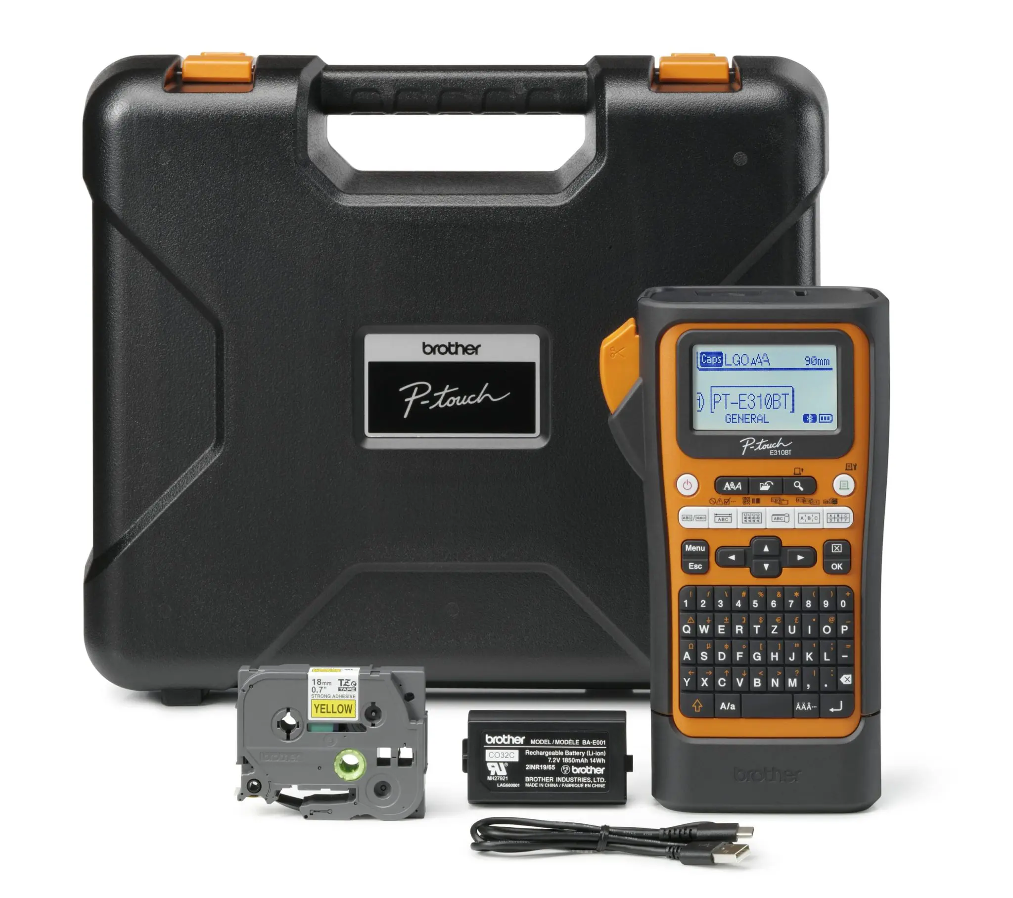 Brother P-touch E310BTVP Handheld Beschrifter mit Koffer Brother P-touch E310BTVP Handheld Beschrifter mit Koffer – Bild 2