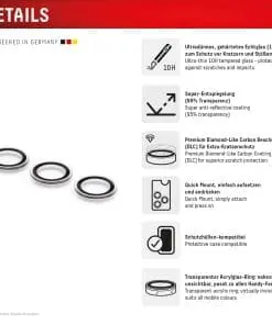 Alternative view of DISPLEX CamGlass Single Lens Galaxy S25