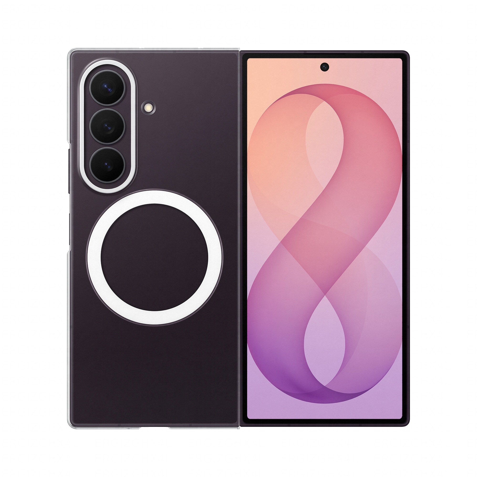 Samsung Clear Magnet Case für Galaxy Fold8 Ultra transparent Samsung Clear Magnet Case für Galaxy Fold8 Ultra transparent
