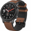 Amazfit GTR 47MM aluminum alloy, brown leather + silicone stra