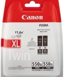 Canon Tintenpatrone PGI-550PGBK XL Schwarz Twinpack