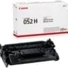 Canon Toner CRG 052 H BK Schwarz hohe Kapazität(ca. 9.200 S.) Die Canon Toner CRG 052 BK-Cartridge liefert mit jedem Druck beeindruckend scharfe, hochwertige Ergebnisse. Mit einer Reichweite von bis zu 3.100 Seiten ist diese Toner-Cartridge eine preisgünstige Option für vielbeschäftigte Büroumgebungen.