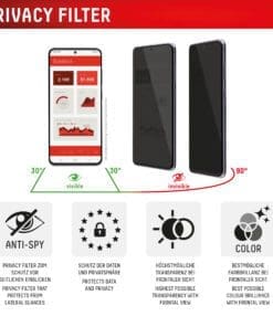 DISPLEX Sichtschutz / Privacy Panzerglas Samsung Galaxy S24+, Galaxy S25+ – Bild 3