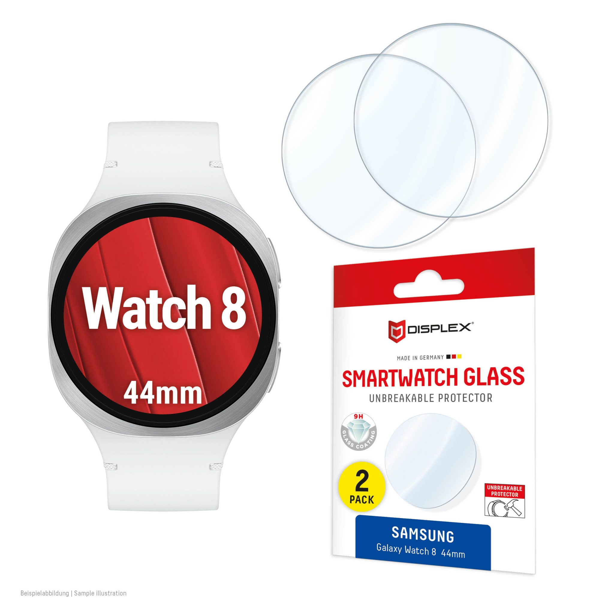 DISPLEX Glass Samsung Galaxy Watch8, 44mm DISPLEX Glass Samsung Galaxy Watch8, 44mm
