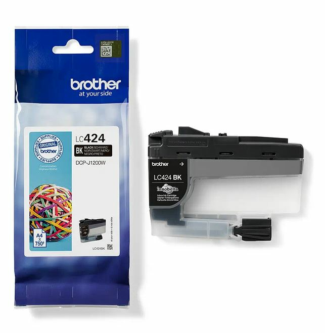 Brother Tintenpatrone LC-424BK Schwarz (ca. 750 Seiten) Brother Tintenpatrone LC-424BK Schwarz (ca. 750 Seiten) – Bild 3