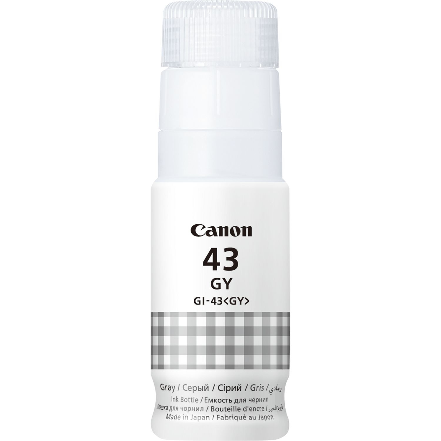 Canon Tintenflasche GI-43 GY Grau (60ml) Canon Tintenflasche GI-43 GY Grau (60ml)