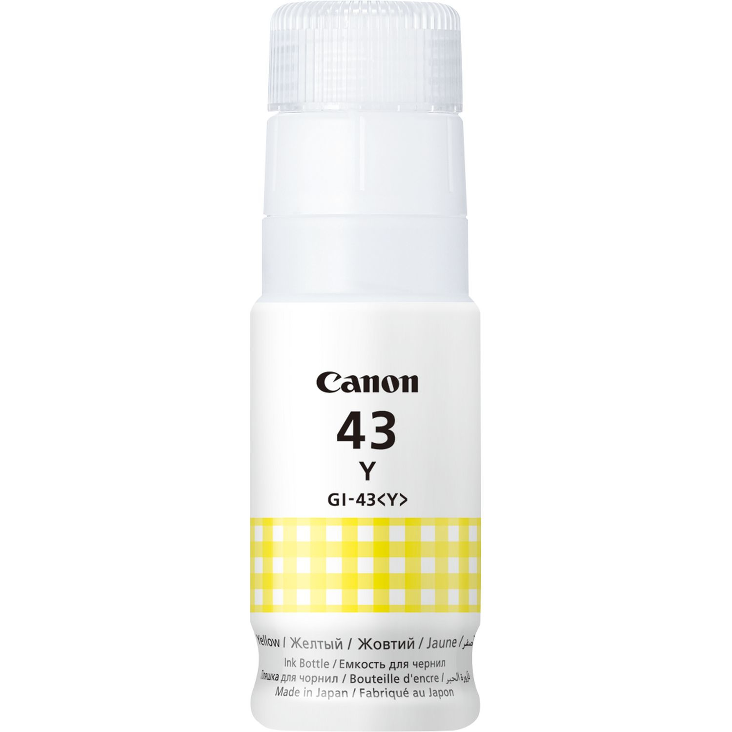 Canon Tintenflasche GI-43Y Gelb (60ml) Canon Tintenflasche GI-43Y Gelb (60ml)