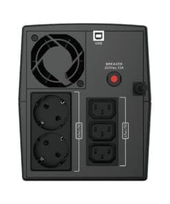 Conceptronic ZEUS 1200VA 720W USV, IEC + schuko Conceptronic ZEUS 1200VA 720W USV, IEC + schuko – Bild 4