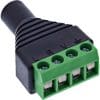 InLine® 3,5mm 4-pol Klinkenbuchse an Terminalblock, Stereo/Mikro