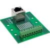 InLine® Terminalblock, RJ45 Buchse, nach oben, für Hutschiene
