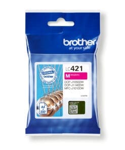 Brother Tintenpatrone LC-421M Magenta (ca. 200 Seiten)