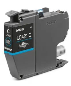Alternative view of Brother Tintenpatrone LC-421C Cyan (ca. 200 Seiten)