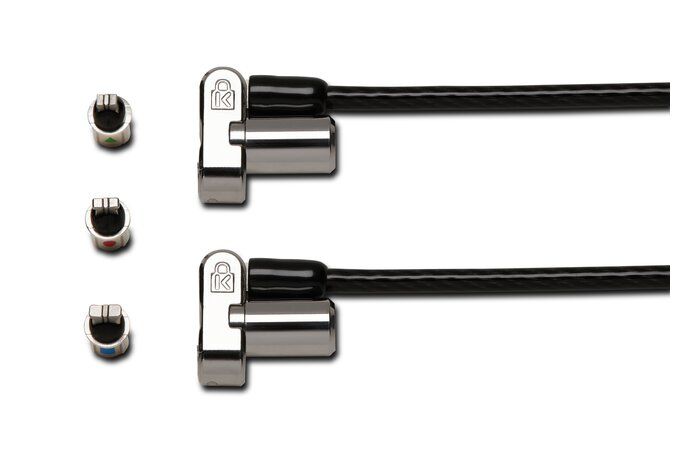 Kensington Universelles 3-in-1 Kabelschloss mit zwei Schließköpfen Kensington Universelles 3-in-1 Kabelschloss mit zwei Schließköpfen – Bild 3