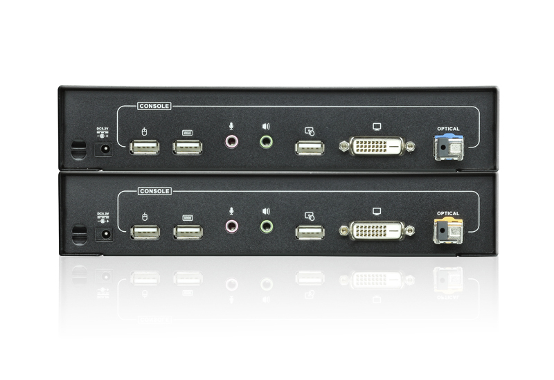 ATEN CE680 Konsolen-Extender, DVI über LWL, USB, RS232, mit Audio, max. 600m via Glasfaser ATEN CE680 Konsolen-Extender, DVI über LWL, USB, RS232, mit Audio, max. 600m via Glasfaser – Bild 2