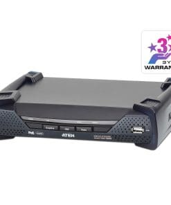 Alternative view of ATEN KE8952R Empfängerteil KVM over IP Extender mit PoE, 4K HDMI Einzeldisplay, RS232, USB, Audio