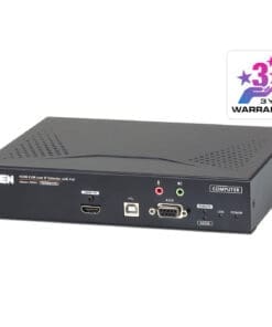 Alternative view of ATEN KE8952T Senderteil KVM over IP Extender mit PoE, 4K HDMI Einzeldisplay, RS232, USB, Audio