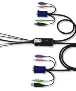 ATEN CS52A KVM-Switch 2-fach, Hybrid Petite, PS/2, USB, mit Audio