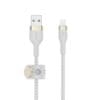 Belkin PRO Flex Lightning/USB-A Kabel, Apple zert., 1m, weiß