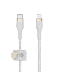 Belkin PRO Flex Lightning/USB-C,bis 15W, Apple zert.,1m, weiß