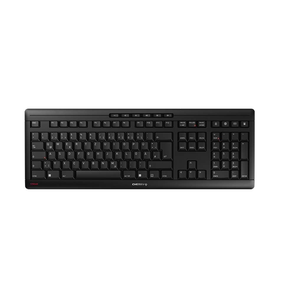CHERRY STREAM WIRELESS Tastatur kabellos schwarz CHERRY STREAM WIRELESS Tastatur kabellos schwarz