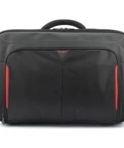 Alternative view of Targus Classic+ Clamshell Laptop Tasche (17-18") schwarz/rot