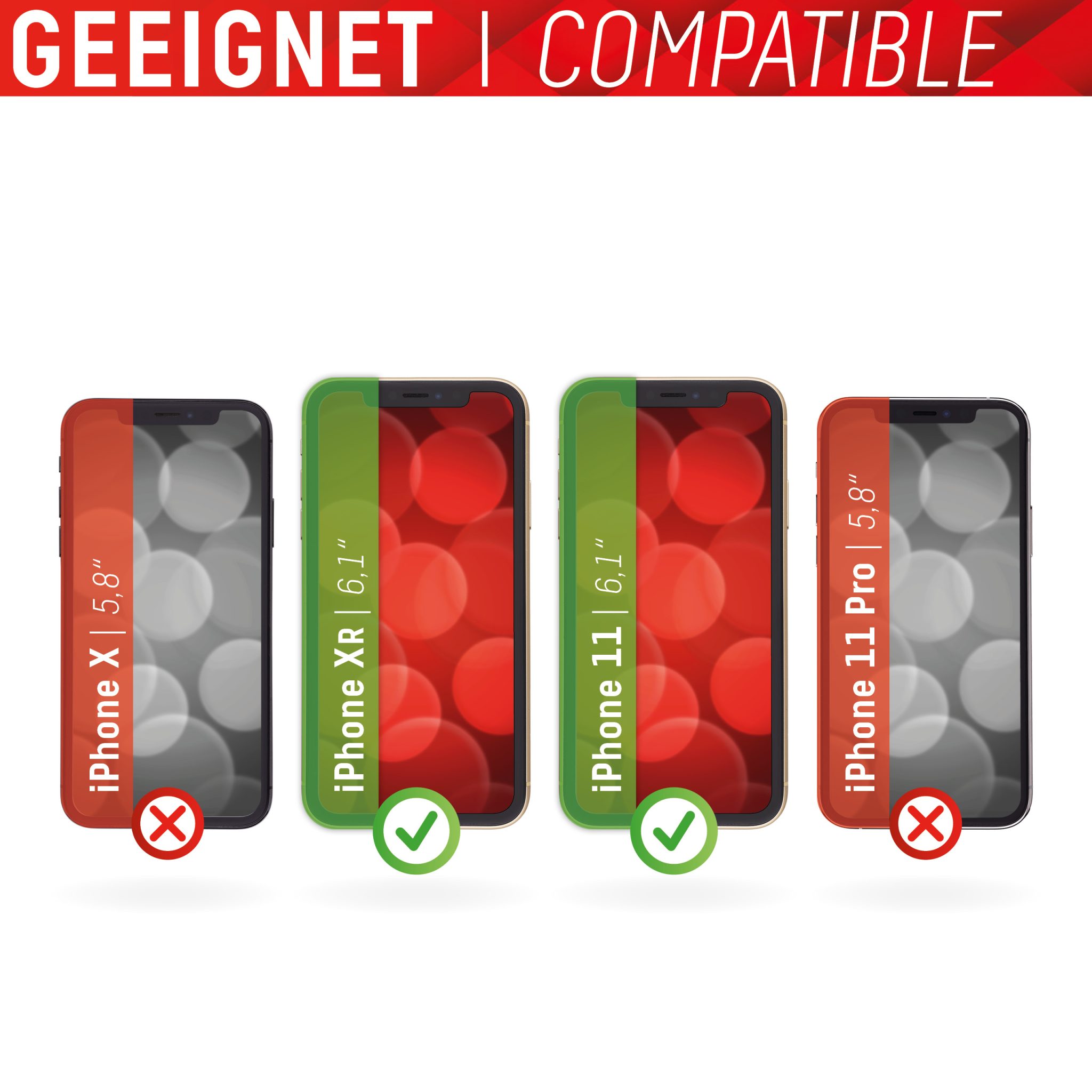 DISPLEX Panzerglas 10H vollflächig für Apple iPhone 11/Xr DISPLEX Panzerglas 10H vollflächig für Apple iPhone 11/Xr – Bild 6