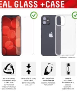 DISPLEX Panzerglas 10H inklusive Handyhülle transparent für Apple iPhone 11 DISPLEX Panzerglas 10H inklusive Handyhülle transparent für Apple iPhone 11 – Bild 4