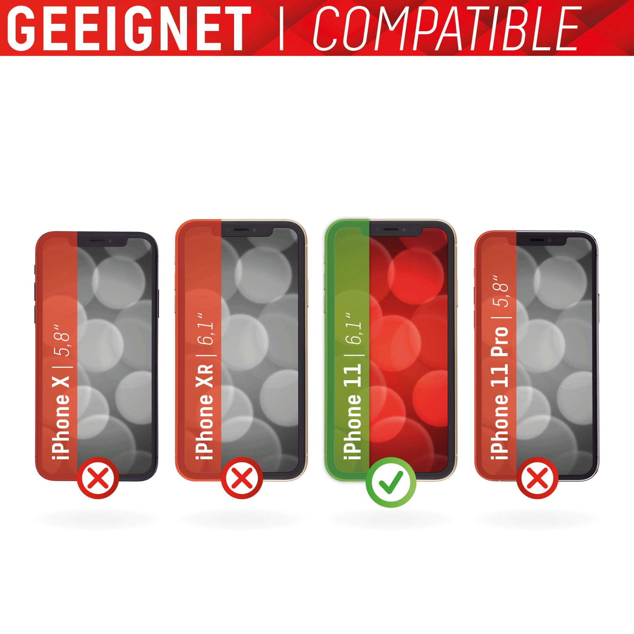DISPLEX Panzerglas 10H inklusive Handyhülle transparent für Apple iPhone 11 DISPLEX Panzerglas 10H inklusive Handyhülle transparent für Apple iPhone 11 – Bild 6