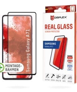 DISPLEX Panzerglas vollflächig für Samsung Galaxy A71, Black